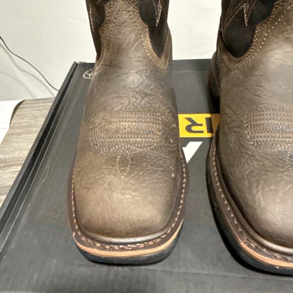 Ariat Mens Workhog Waterproof Soft Toe Western Boots 10017436 Size 11.5 EE Wide main image 12